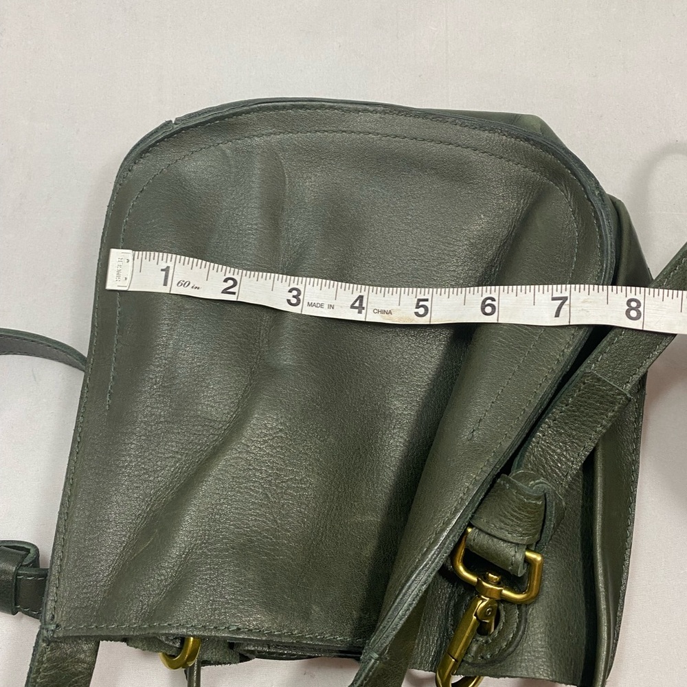 Madewell leather crossbody bag green - Picture 6 of 10